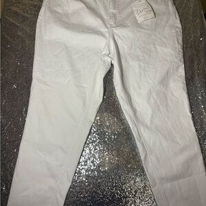 Women's White Skinny Jeans - Stretch Denim